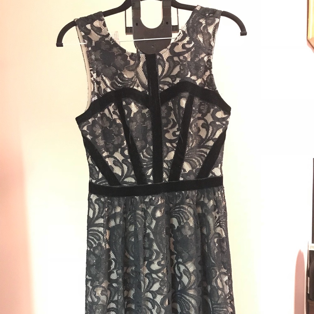 Fire Los Angeles Black Lace Dress